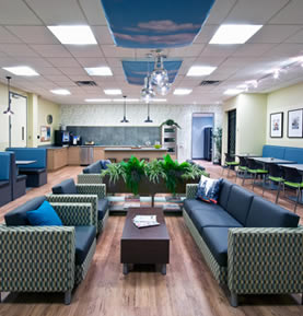 Allegro Interiors Toronto Interior Decorating and Design The Green Bean Corporate Lounge